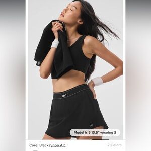 Alo Match Point Tennis Skirt